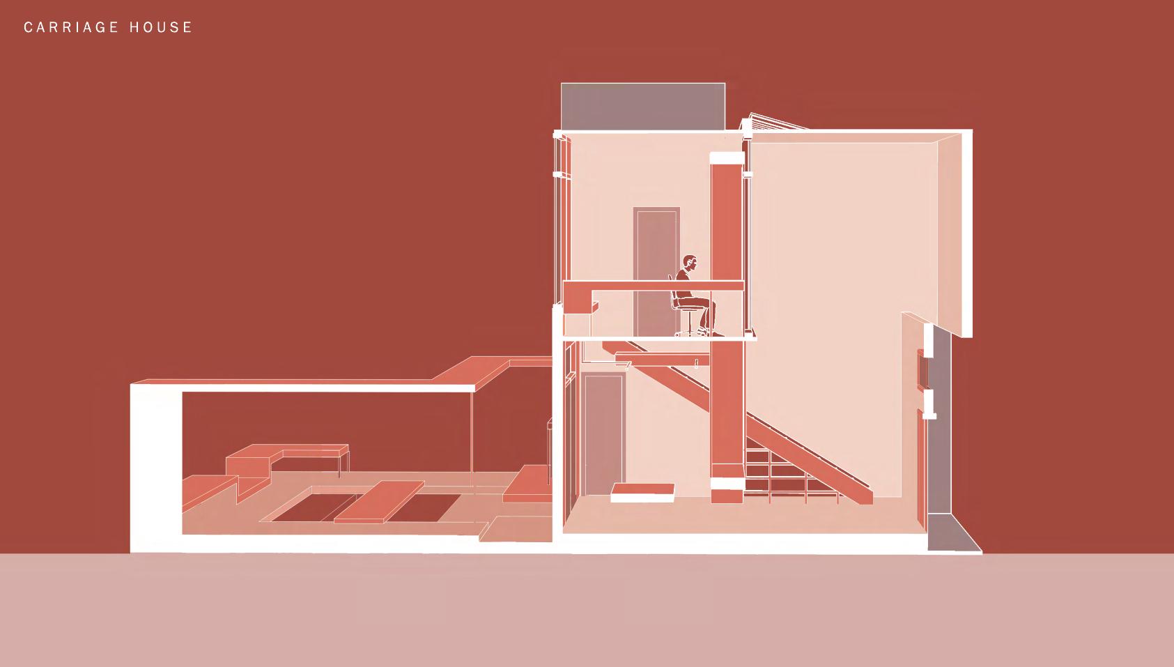 Carriage house section