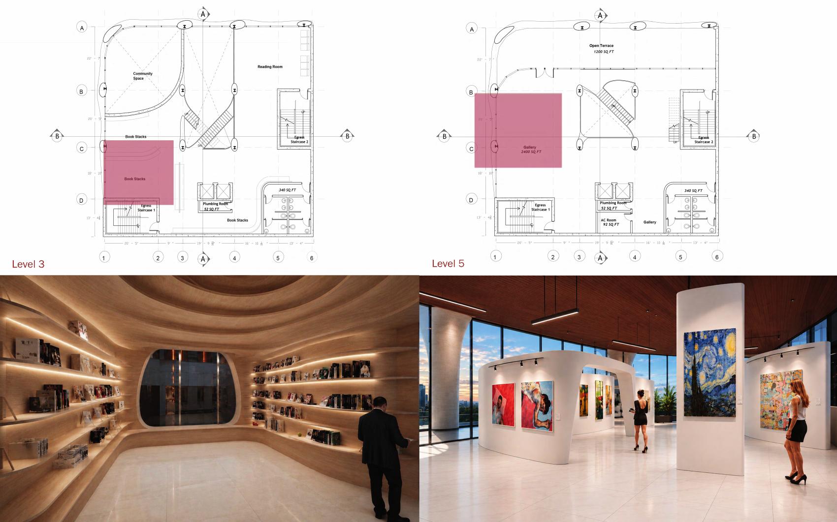 Floor plans · L3 & L5